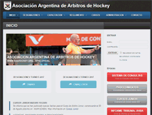 Tablet Screenshot of aaahockey.org