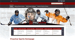 Desktop Screenshot of aaahockey.com